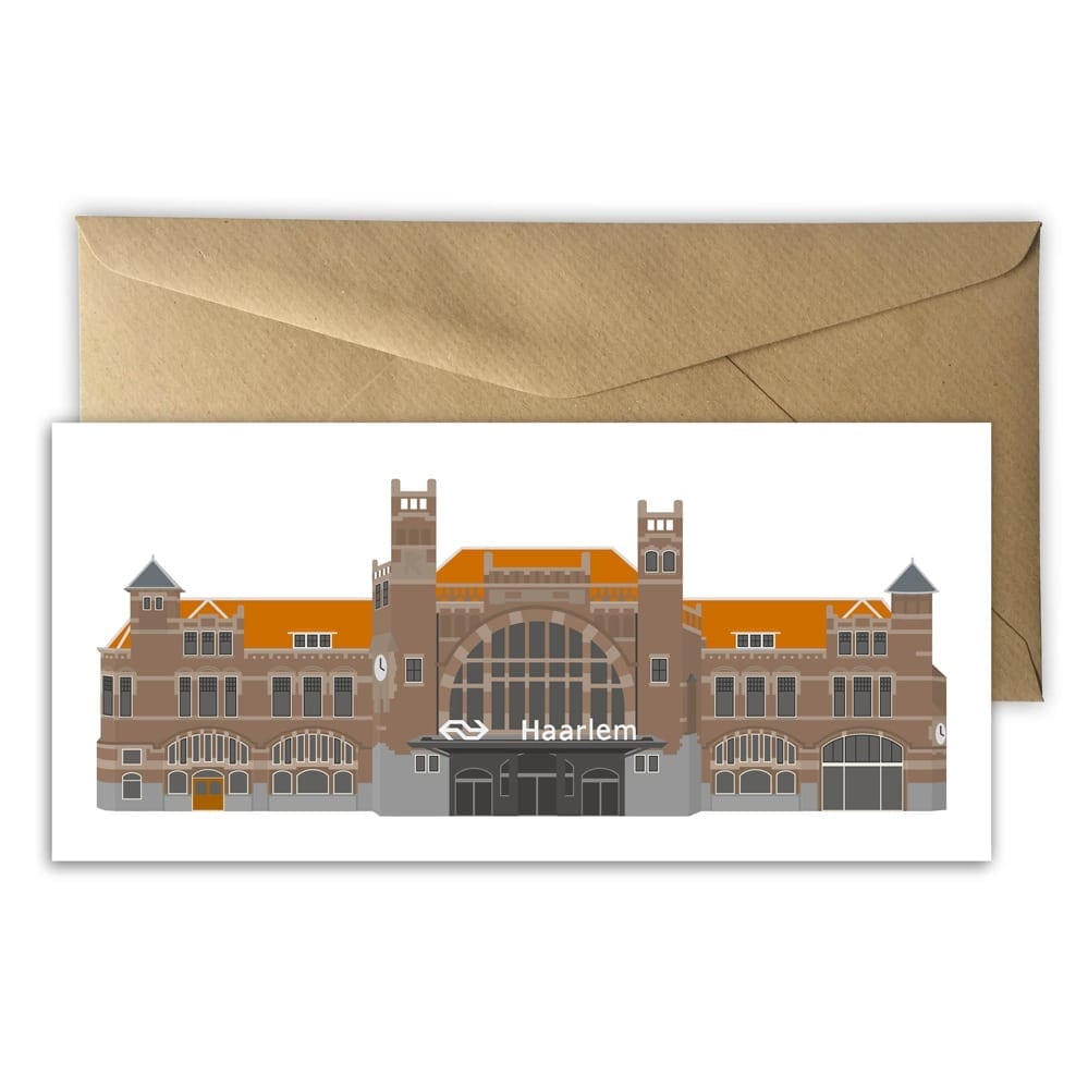 Wenskaart Station Haarlem - Buy Online